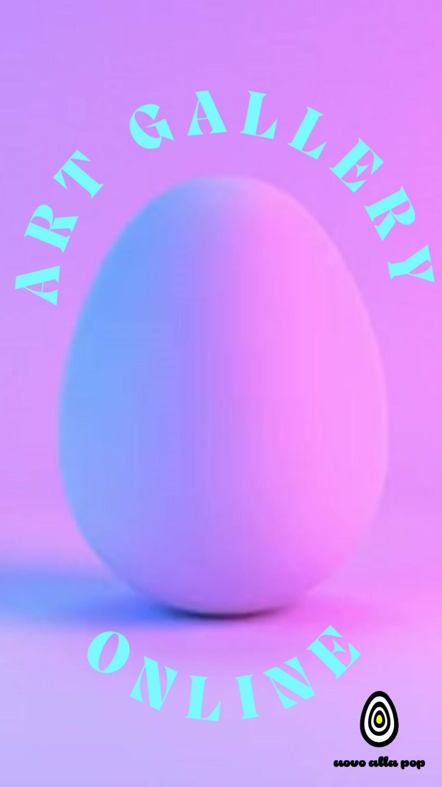 Neon Pink Animated Happy Easter 3D Egg Illustration Instagram Story(1)